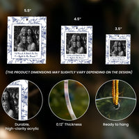 Personalized Photo Christmas Ornament - Funny Best Friend Keepsake Gift