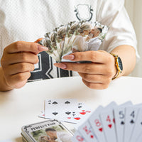Custom Photo Deck Game For Couples Bulk Wedding Favors - Personalized Playing Photo Cards With Metal Box