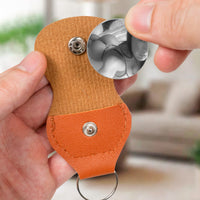 Custom Spicy Photo & Message - Personalized Leather Photo Pocket Hug
