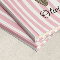 Custom Birth Flower Gift For Her, Friends, Sisters, Coworker - Personalized Journal