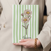 Custom Birth Flower Gift For Her, Friends, Sisters, Coworker - Personalized Journal