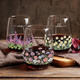 Custom Birth Flower & Name For Her, Coworkers, Friends, Teacher - Personalized Wine Glass