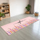 Custom Birth Flower & Name For Her, Wife, Daughter, Sister, Yoga Lovers - Personalized Yoga Mat