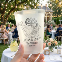 Custom Couples Photo Wedding Favors - Personalized Cups