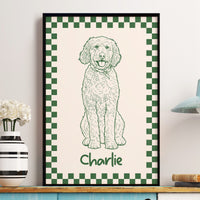 Custom Funky Pet Portrait Retro Pet Prints Gift - Personalized Poster
