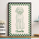 Custom Funky Pet Portrait Retro Pet Prints Gift - Personalized Poster
