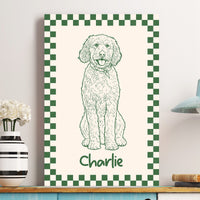 Custom Funky Pet Portrait Retro Pet Prints Gift - Personalized Poster