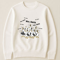 Custom Funny Seagulls Teacher - Personalized Shirt