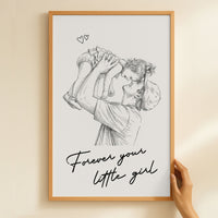 Custom Gift With Photo Father's Day Gift For Dad, Husband - Personalized Poster