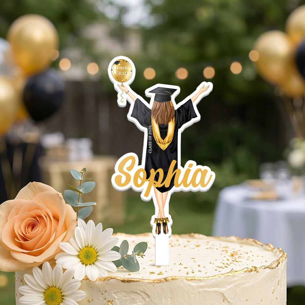 Custom Graduation - Personalized Cake Topper