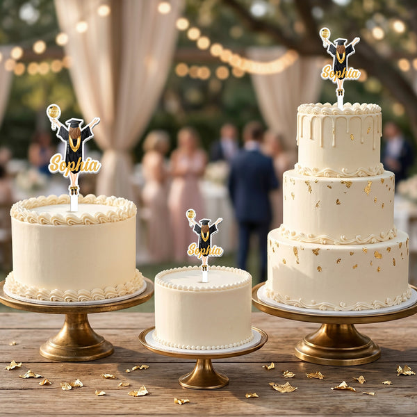 Custom Graduation - Personalized Cake Topper