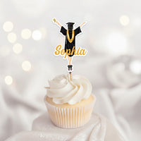 Custom Graduation - Personalized Cupcake Toppers