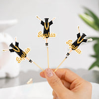 Custom Graduation - Personalized Cupcake Toppers