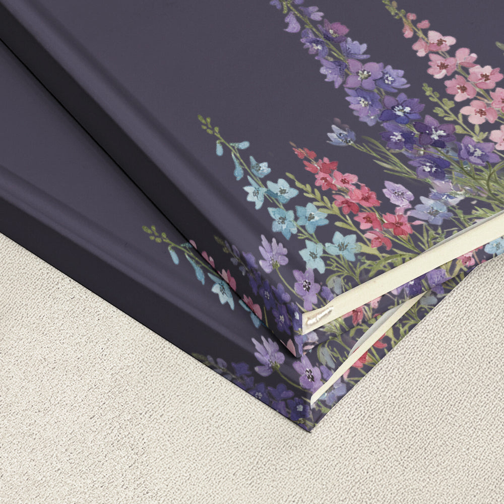Custom Name & Birth Flower Birthday Gift For Her, Sisters, Daughter, Friends - Personalized Journal