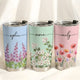 Custom Name & Birth Flower Birthday Gift For Her, Sisters, Daughter, Friends, Coworkers - Personalized Tumbler