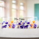 Personalized Birth Flower Acrylic Desk Name Plate – Custom Name Desk Decor & Office Sign Gift for Teacher, Coworker, Boss