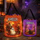 Personalized Halloween LED Candy Bag, Custom Name Trick or Treat Basket for Kids