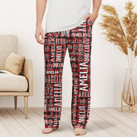 Custom Name Christmas Lounge Pants - Matching Family Holiday Pajamas