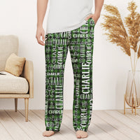 Custom Name Christmas Lounge Pants - Matching Family Holiday Pajamas