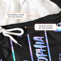 Custom Name Spooky Halloween Family Lounge Pants - Personalized Pajamas