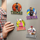 Personalized Sports Player Name & Number Acrylic Magnet Gift