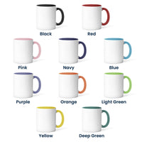 Custom Name Watercolor Camping Mug - Personalized Mug