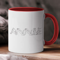 Custom Name With Naughty Alphabet, Funny Mug For Couples, Coworkers - Personalized Mug