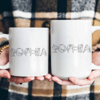 Custom Name With Naughty Alphabet, Funny Mug For Couples, Coworkers - Personalized Mug