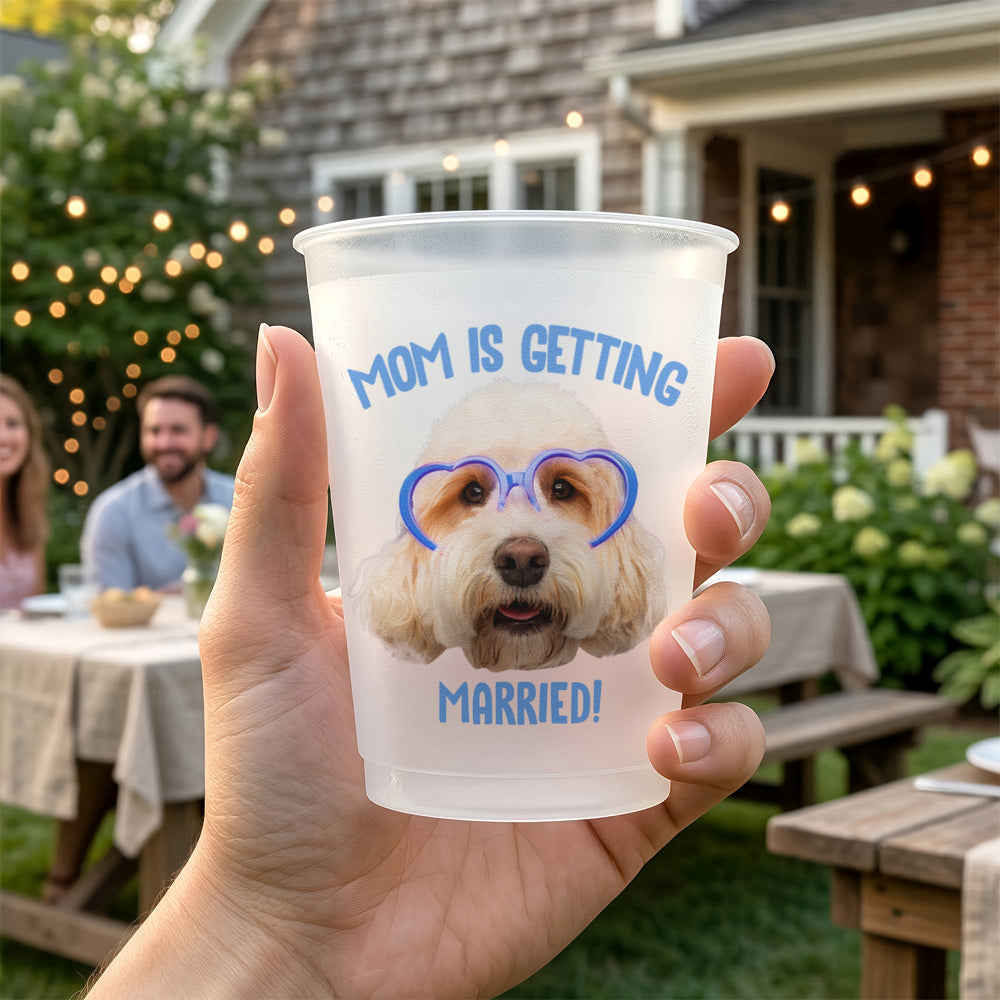 Custom Pet Face Bachelorette Party - Personalized Cups