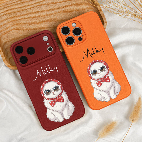 Custom Pet Portrait Cartoon 2D Style Gift For Pet Lovers - Personalized Phone Case