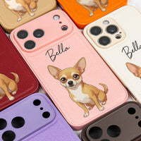 Custom Pet Portrait Cartoon Style Art New Version - Personalized Phone Case