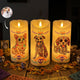 Custom Pet Portrait Day Of The Dead Mexican Hispanic Style - Personalized Candles