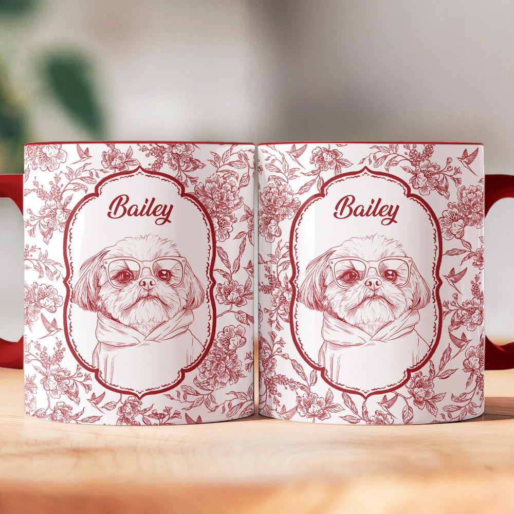 Custom Pet Portrait Mug Unique Gift For Pet Lovers - Personalized Mug