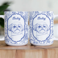 Custom Pet Portrait Mug Unique Gift For Pet Lovers - Personalized Mug