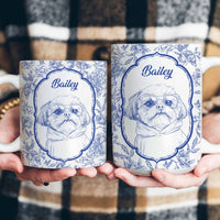 Custom Pet Portrait Mug Unique Gift For Pet Lovers - Personalized Mug