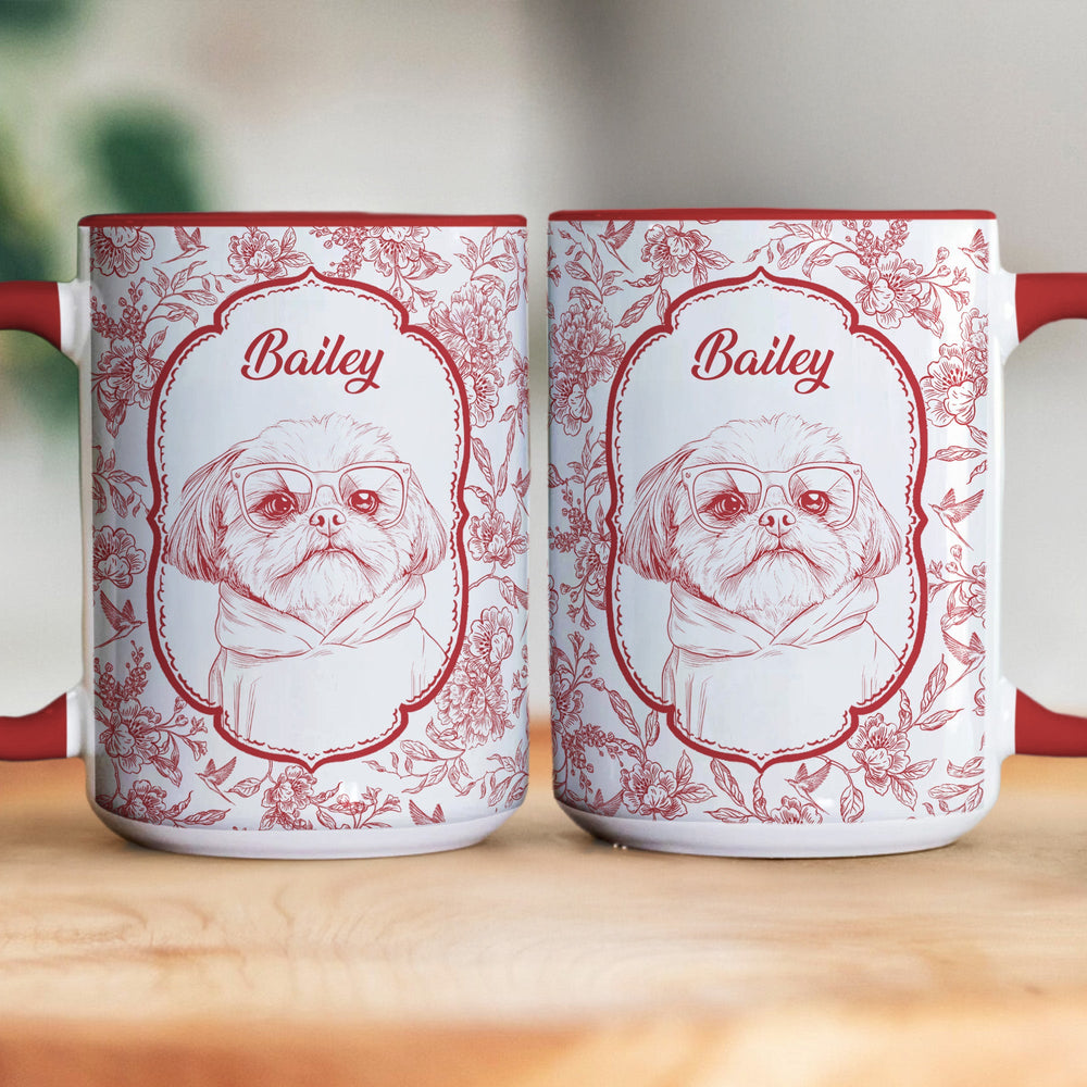 Custom Pet Portrait Mug Unique Gift For Pet Lovers - Personalized Mug