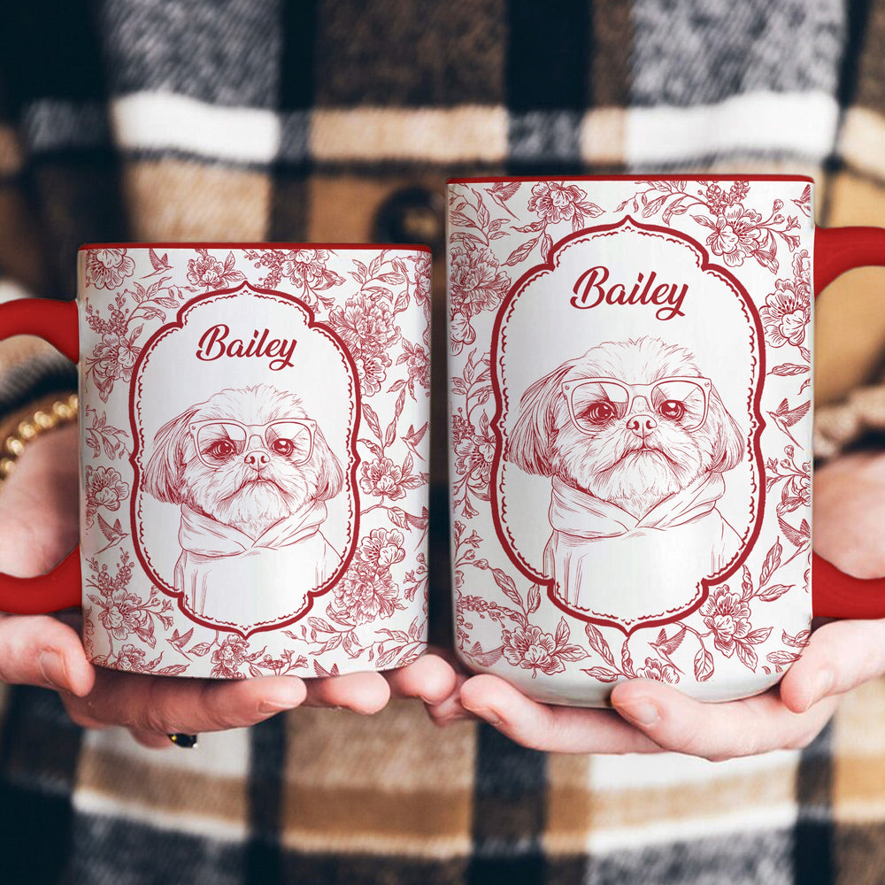 Custom Pet Portrait Mug Unique Gift For Pet Lovers - Personalized Mug