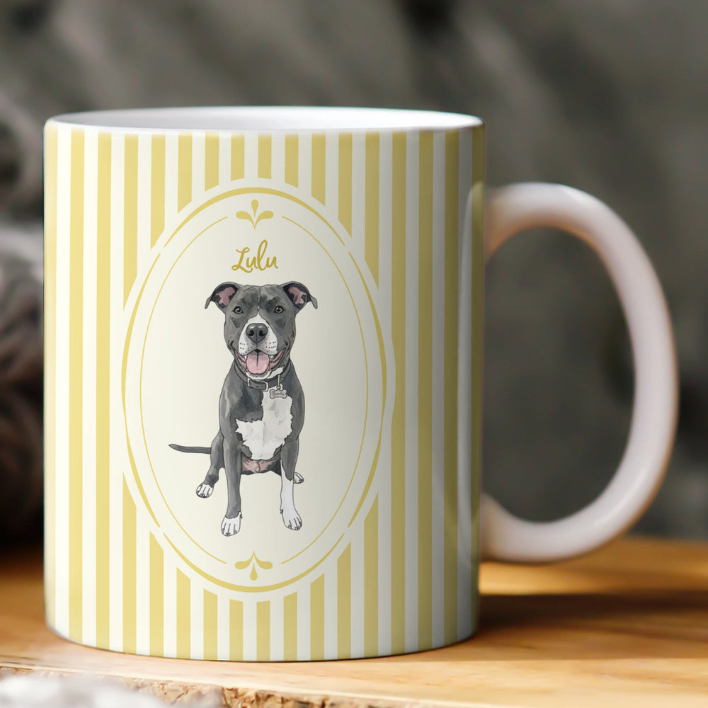 Custom Pet Portrait Watercolor New Version Gift For Dog Lover, Cat Lover - Personalized Mug