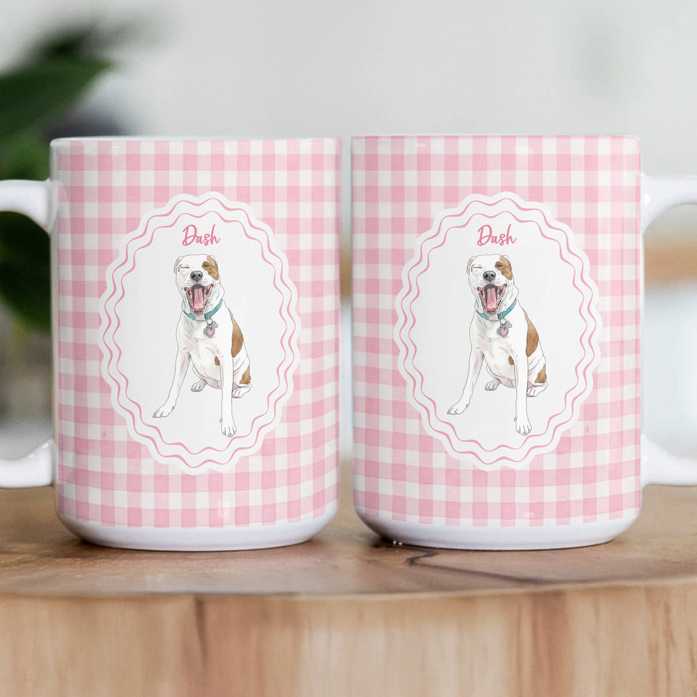 Custom Pet Portrait Watercolor New Version Gift For Dog Lover, Cat Lover - Personalized Mug