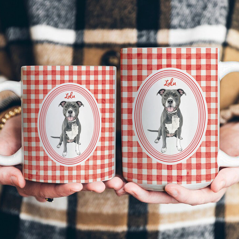 Custom Pet Portrait Watercolor New Version Gift For Dog Lover, Cat Lover - Personalized Mug