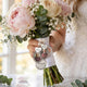 Custom Photo Bouquet Charm With Heart Pendant Memorial Wedding Gift For Bride - Personalized Bouquet Charm