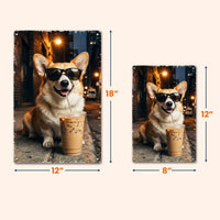 Custom Photo Cool Street Pet Portrait - Personalized Metal Sign
