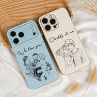 Custom Photo Father's Day Gift For Husband, Daddy, Grandpa - Personalized Phone Case