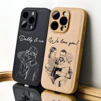Custom Photo Father's Day Gift For Husband, Daddy, Grandpa - Personalized Phone Case