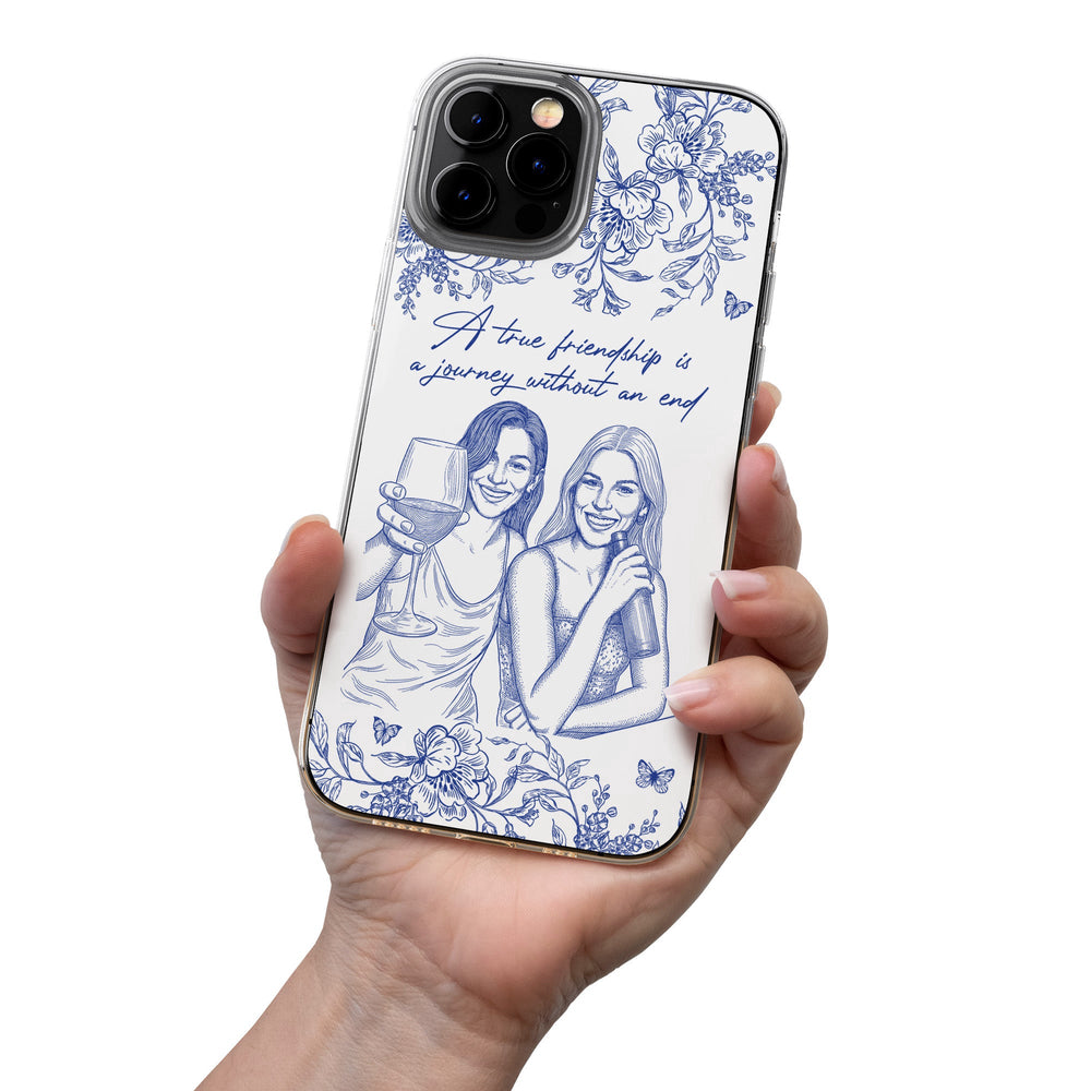 Custom Photo Gift For Friends, Soul Sisters - Personalized Phone Case