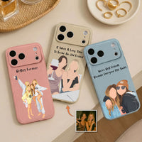 Custom Photo Into Faceless Art - For Friends, Besties, Sisters - Personalized Phone Case