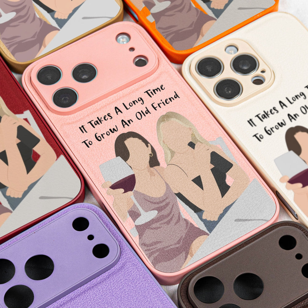 Custom Photo Into Faceless Art - For Friends, Besties, Sisters - Personalized Phone Case