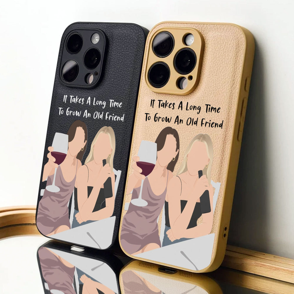 Custom Photo Into Faceless Art - For Friends, Besties, Sisters - Personalized Phone Case
