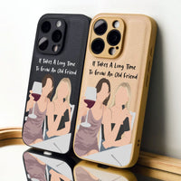 Custom Photo Into Faceless Art - For Friends, Besties, Sisters - Personalized Phone Case