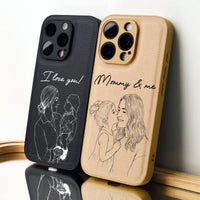 Custom Photo Mother's Day Gift For Wife, Mom, Grandma - Personalized Phone Case